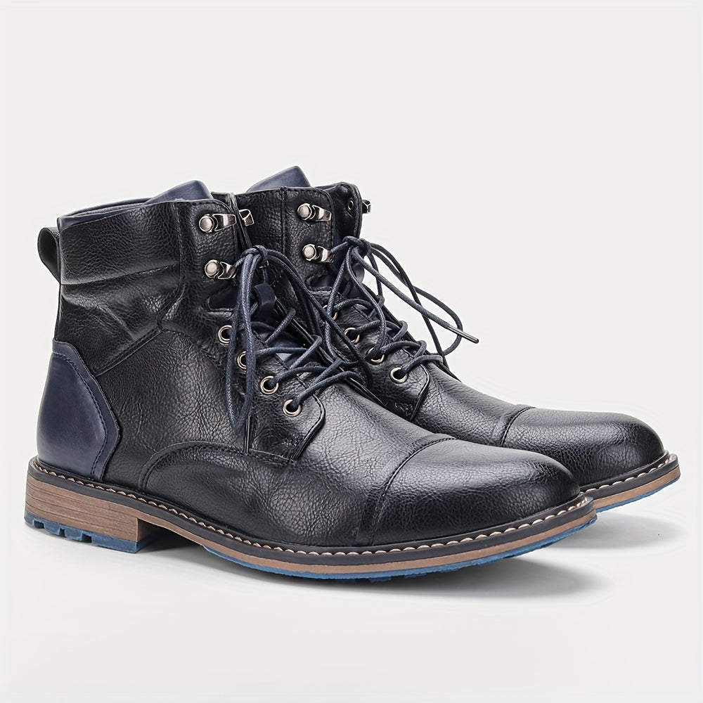Förfinad cap-tå ankelboots