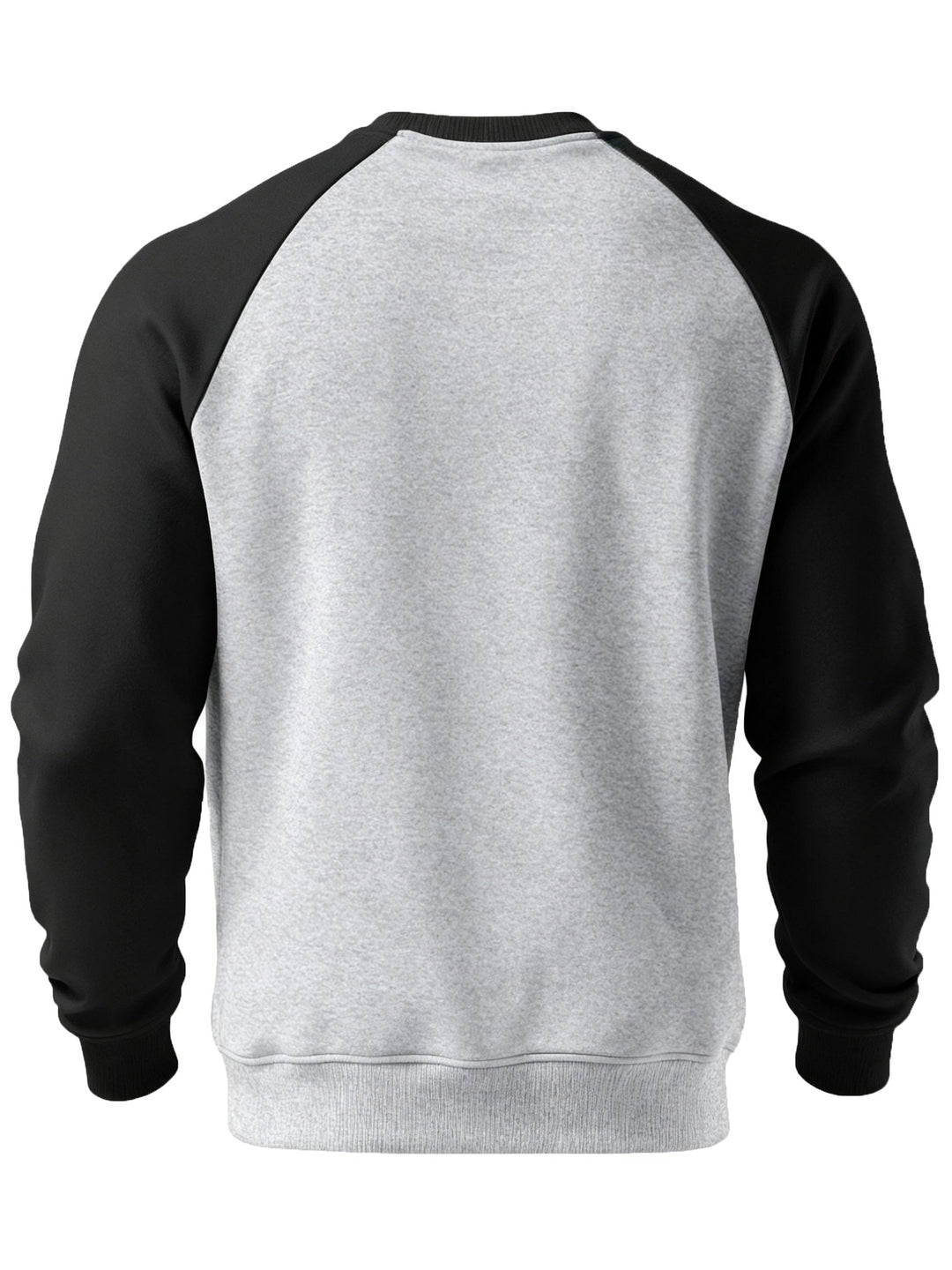 Klassisk raglan rundhalsad sweatshirt
