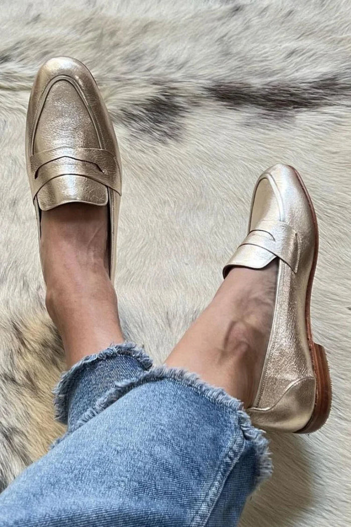 Shiny ljus premium loafer