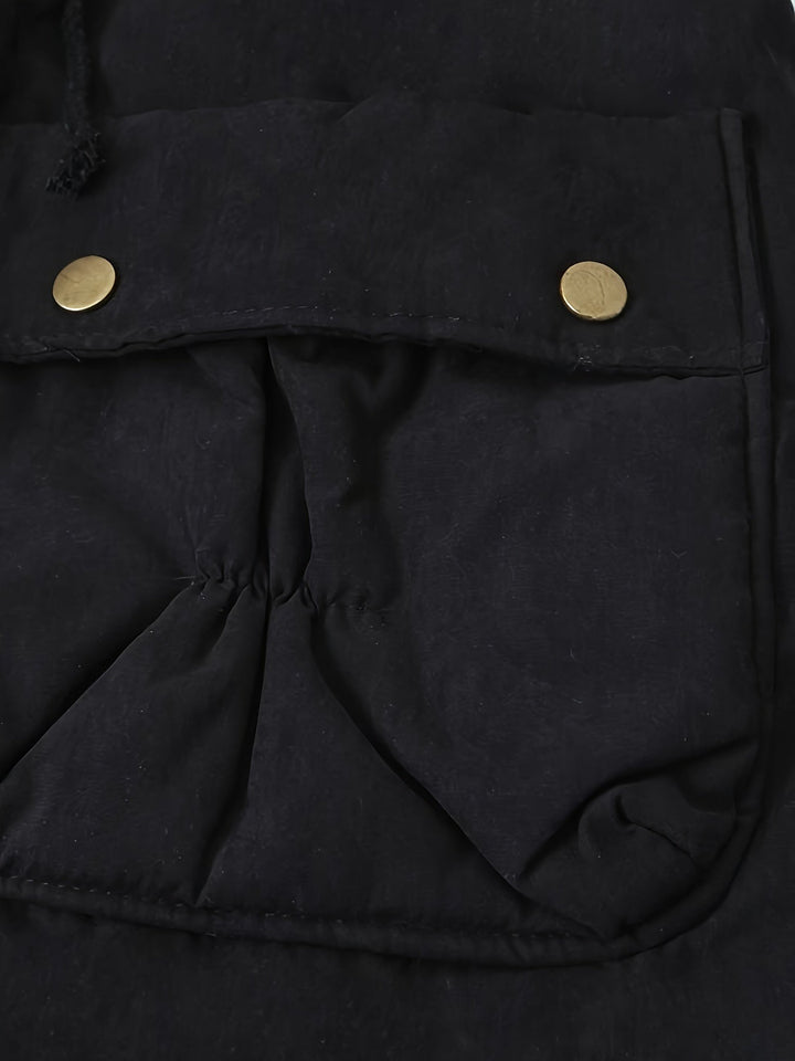 Mysig med huva vinter parkas