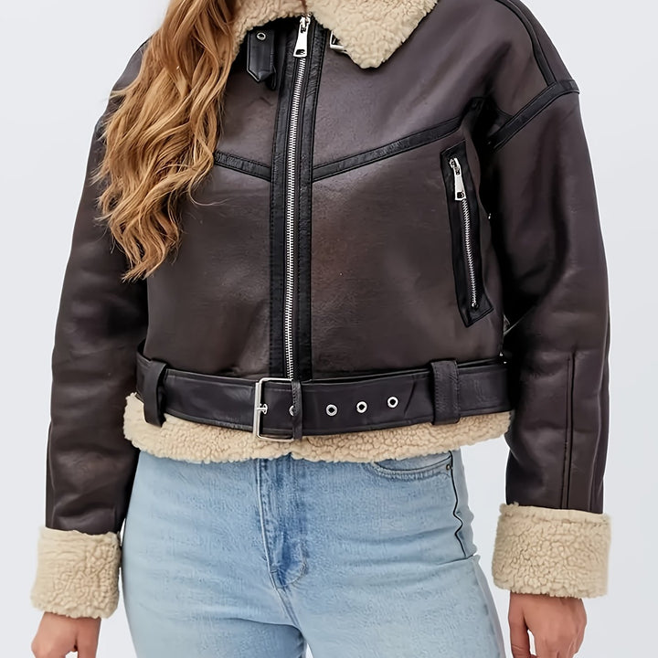 Mysig-lined moto jacka