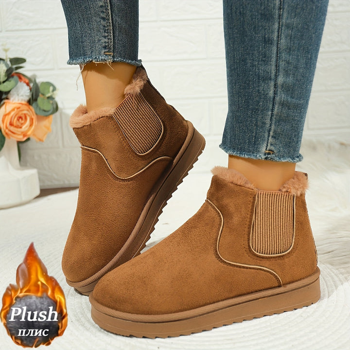 Mysig plattform ankelboots