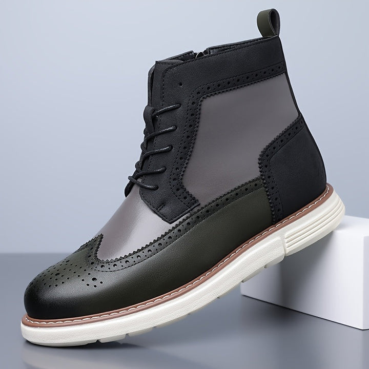 Förfinad wingtip ankelboots