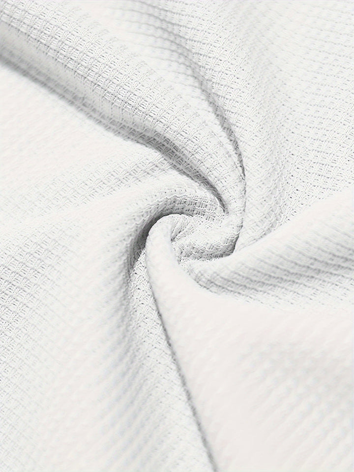 Strukturerad långärmad henley