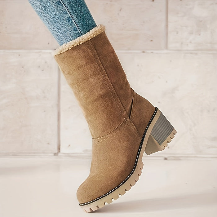 Mysig cuffed ankelboots