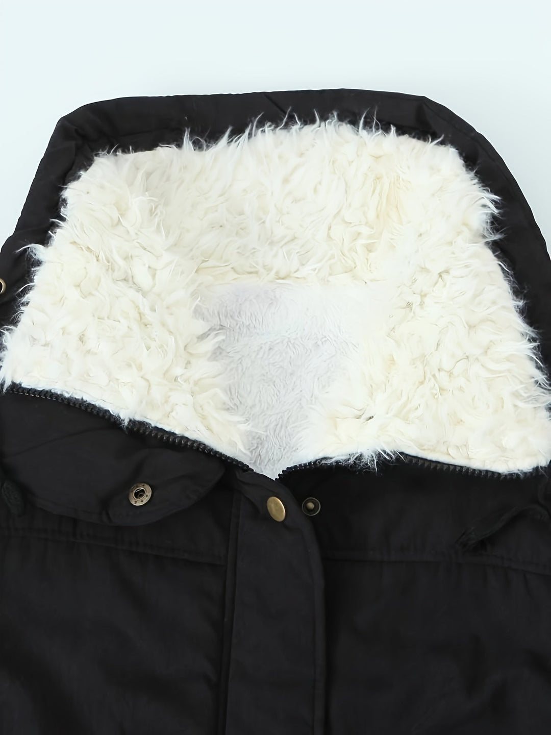 Mysig med huva vinter parkas