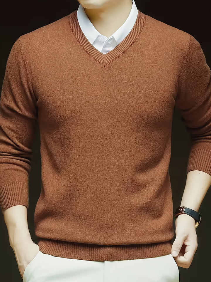 Klassisk V-ringad pullover