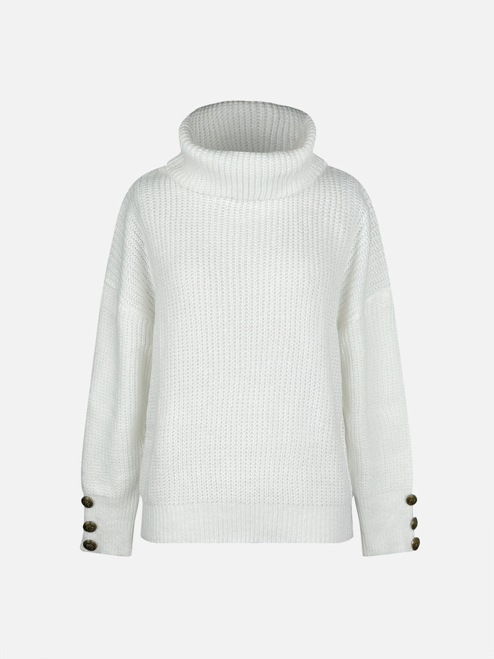 Mysig cowl-hals tröja