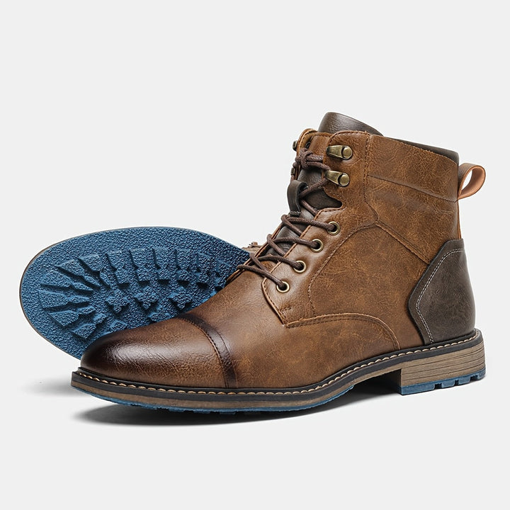 Förfinad cap-tå ankelboots