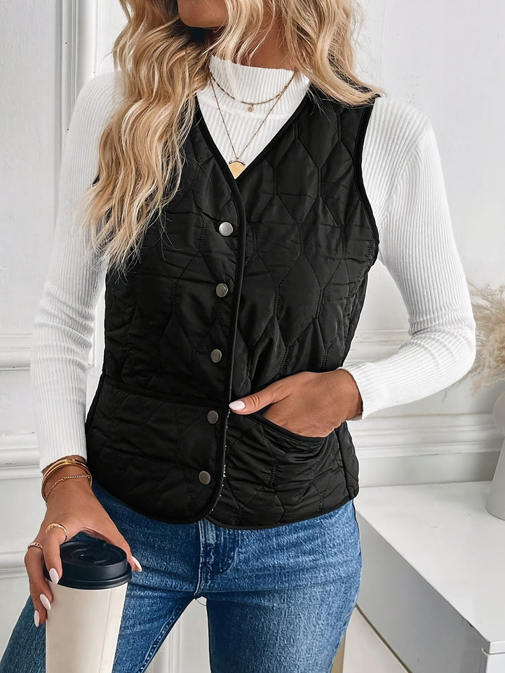 Reversible quiltad väst
