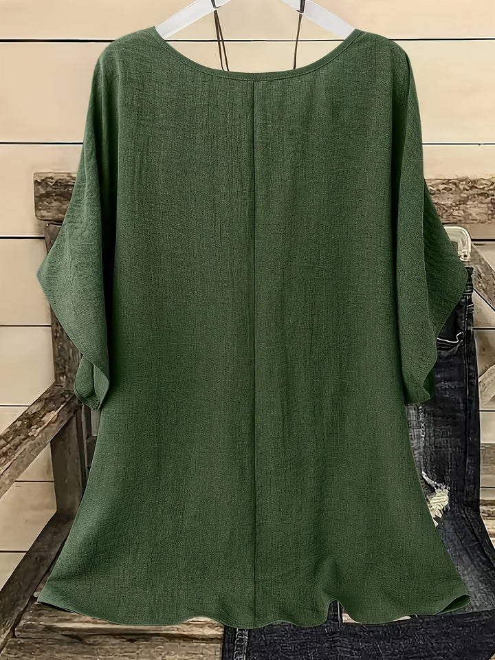 Flowy batwing blus