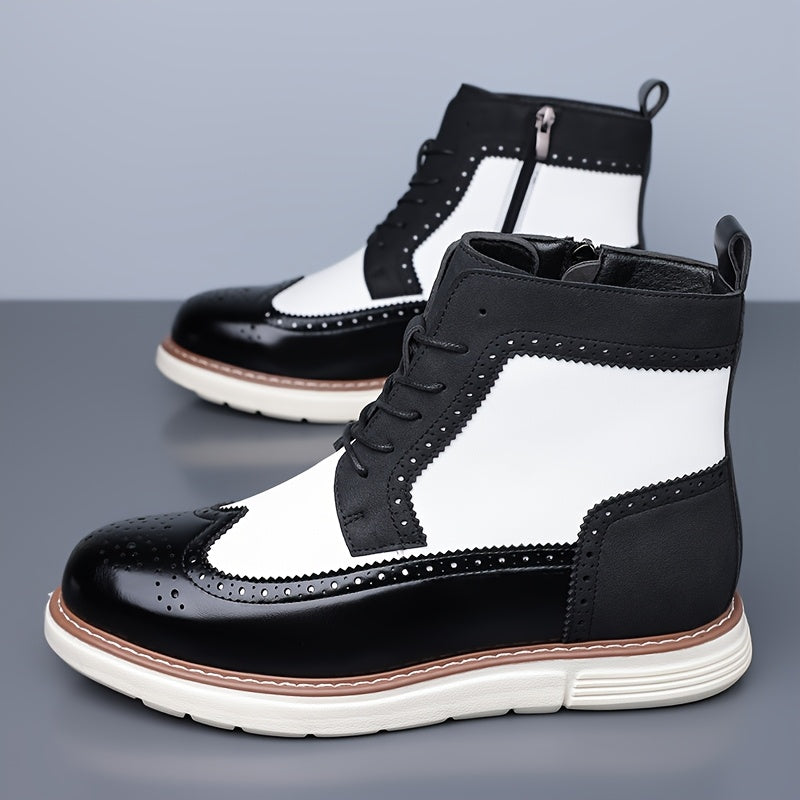 Förfinad wingtip ankelboots