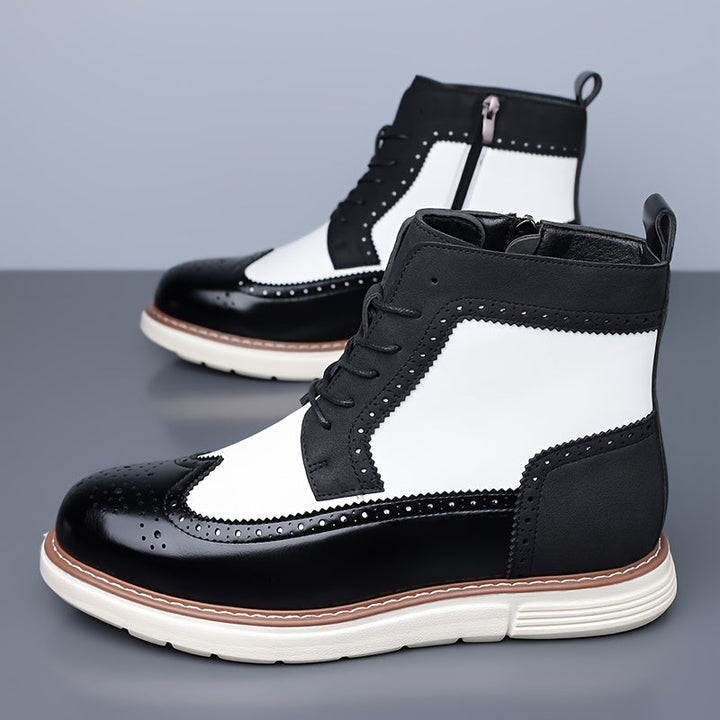 Förfinad wingtip ankelboots