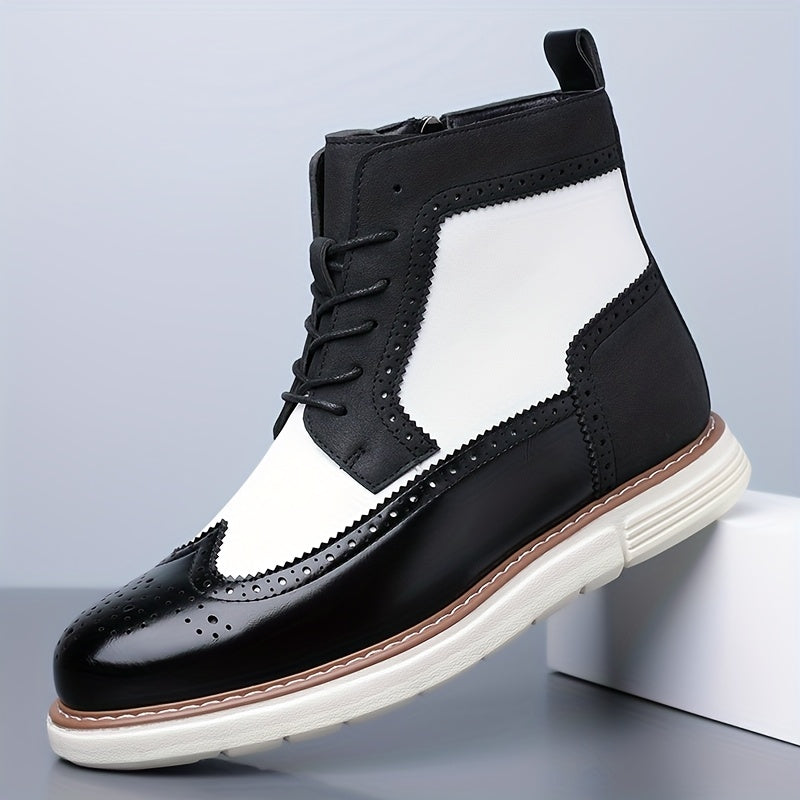 Förfinad wingtip ankelboots