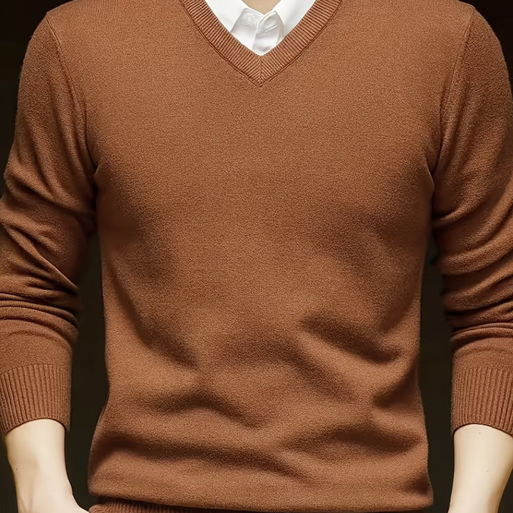 Klassisk V-ringad pullover