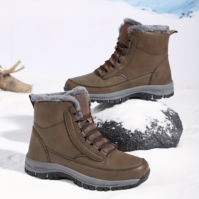 Varm-lined vinter trail stövlar