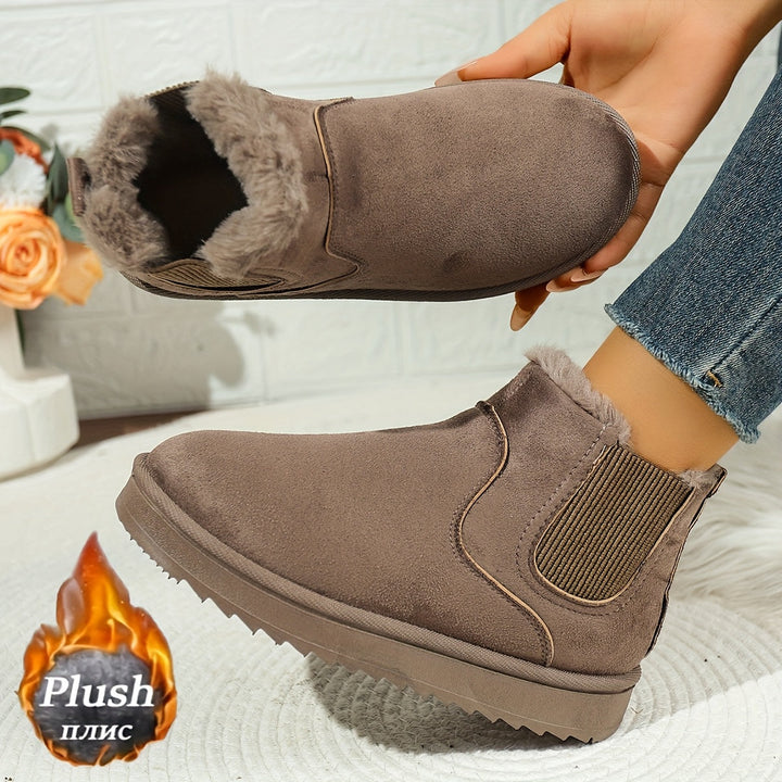 Mysig plattform ankelboots