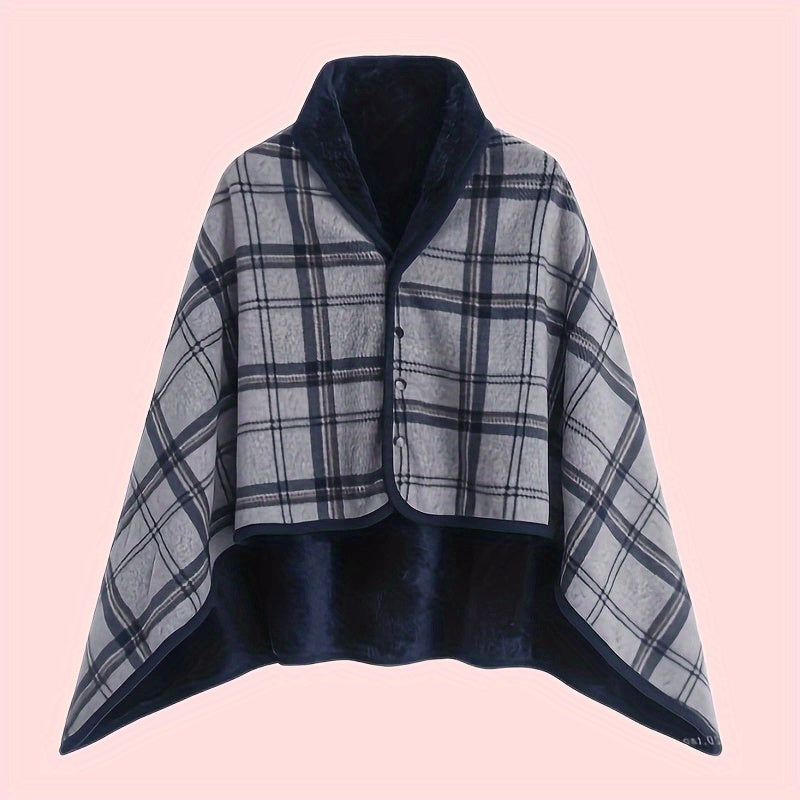 Knäppt wrap sjal