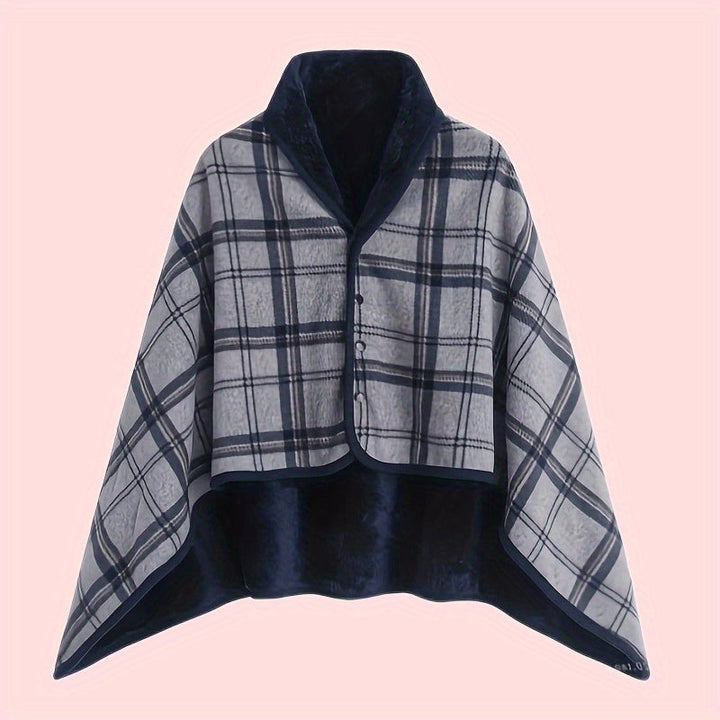 Knäppt wrap sjal
