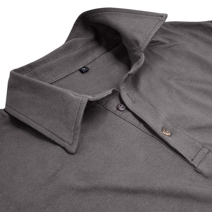 Snygg premium långärmad polo