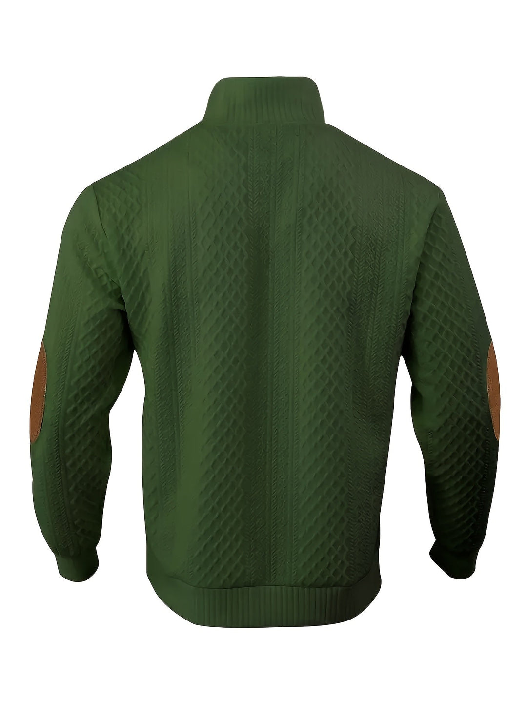 Stå krage knapp henley tröja
