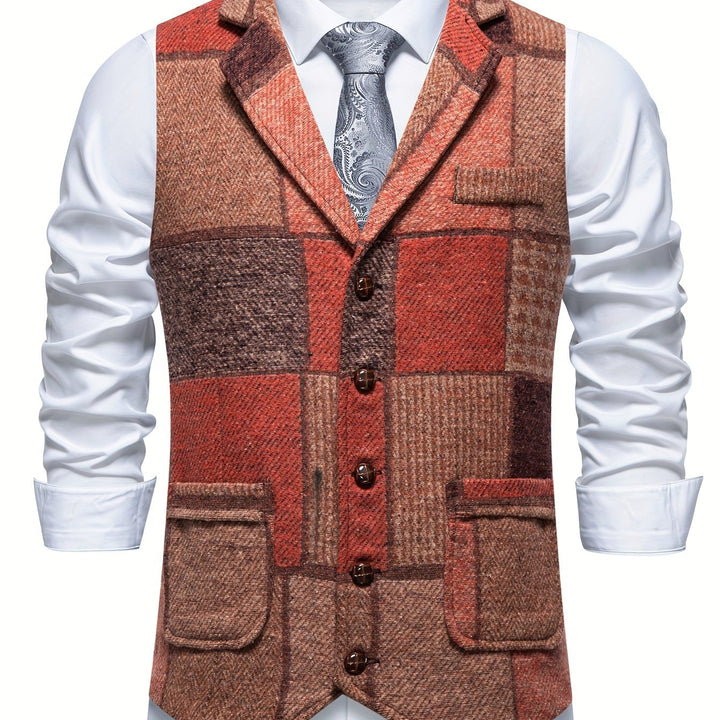 Patchwork skräddad väst