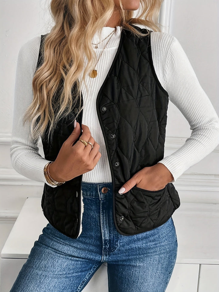 Reversible quiltad väst
