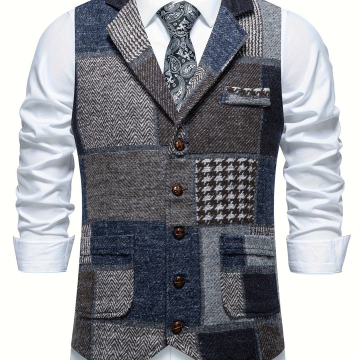 Patchwork skräddad väst