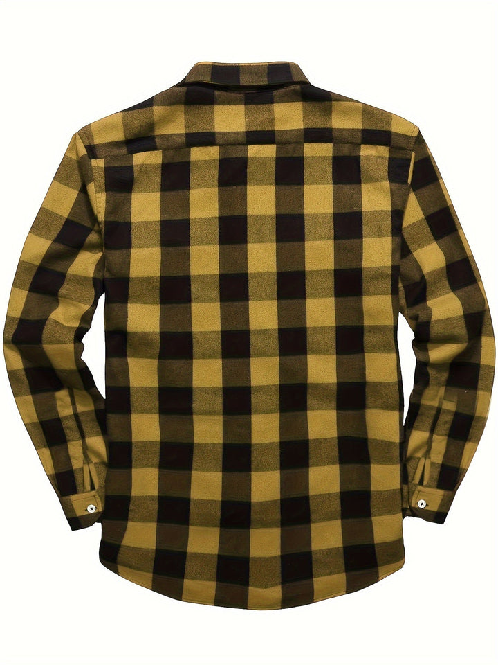 Klassisk rutig flannel skjorta