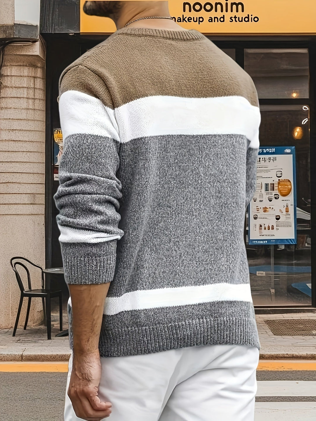 Klassisk kabelstickad pullover
