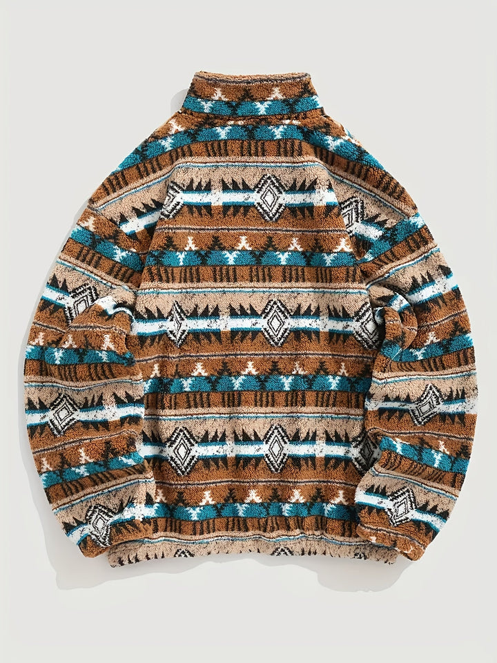 Klassisk med halv dragkedja pullover