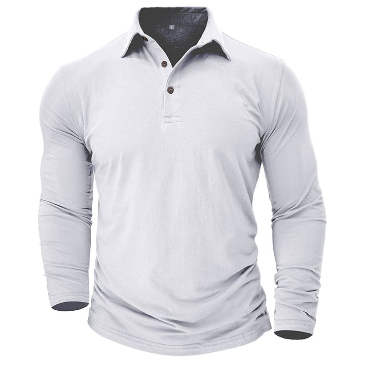 Snygg premium långärmad polo
