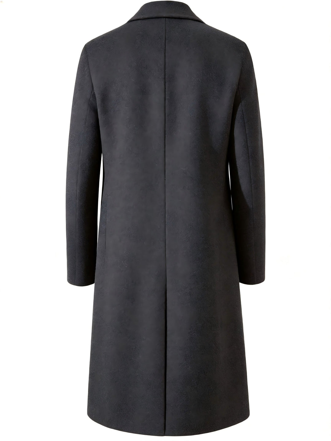 Förfinad lång trenchcoat
