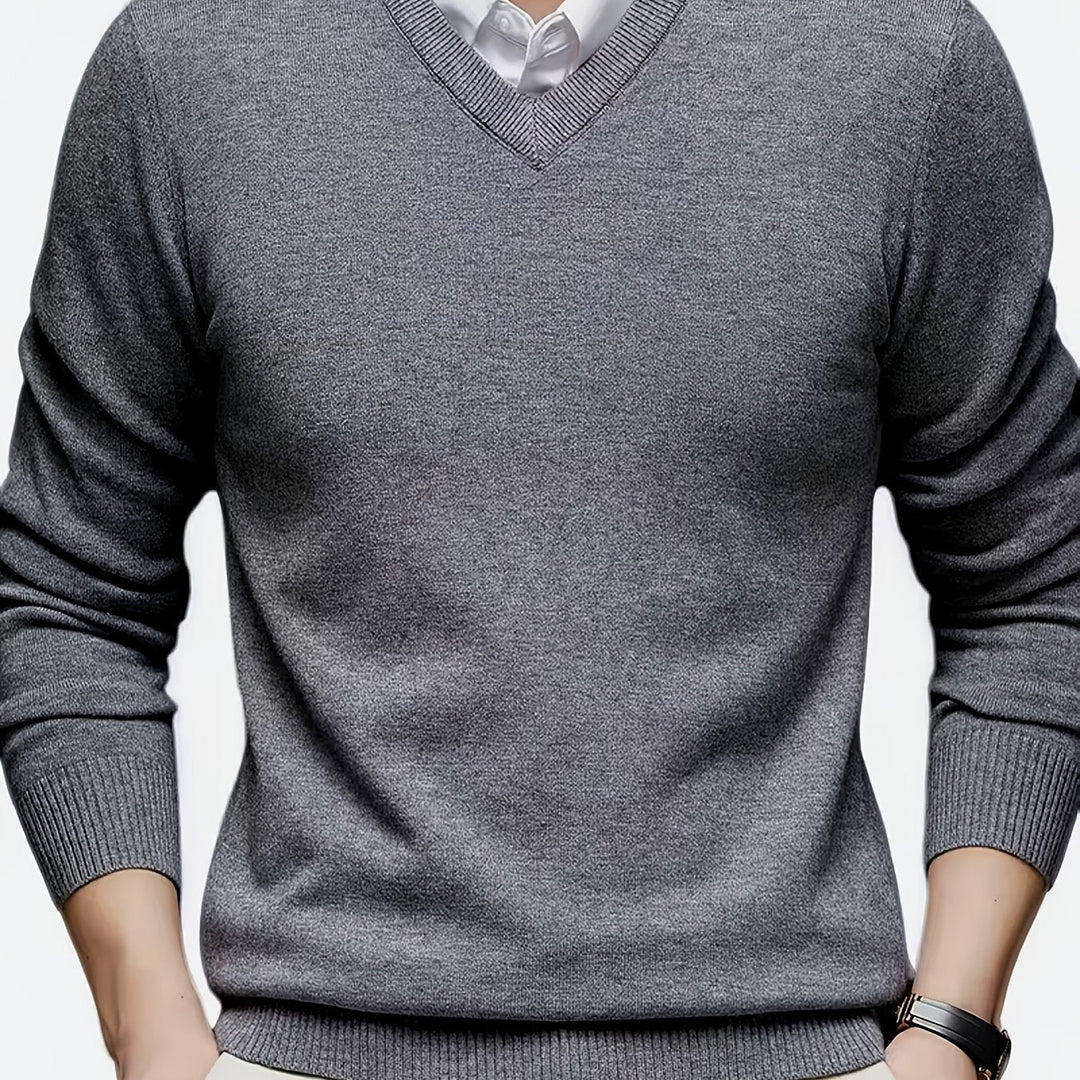 Klassisk V-ringad pullover