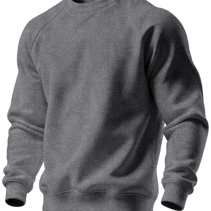 Klassisk raglan rundhalsad sweatshirt