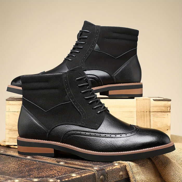 Klassisk wingtip ankelboots