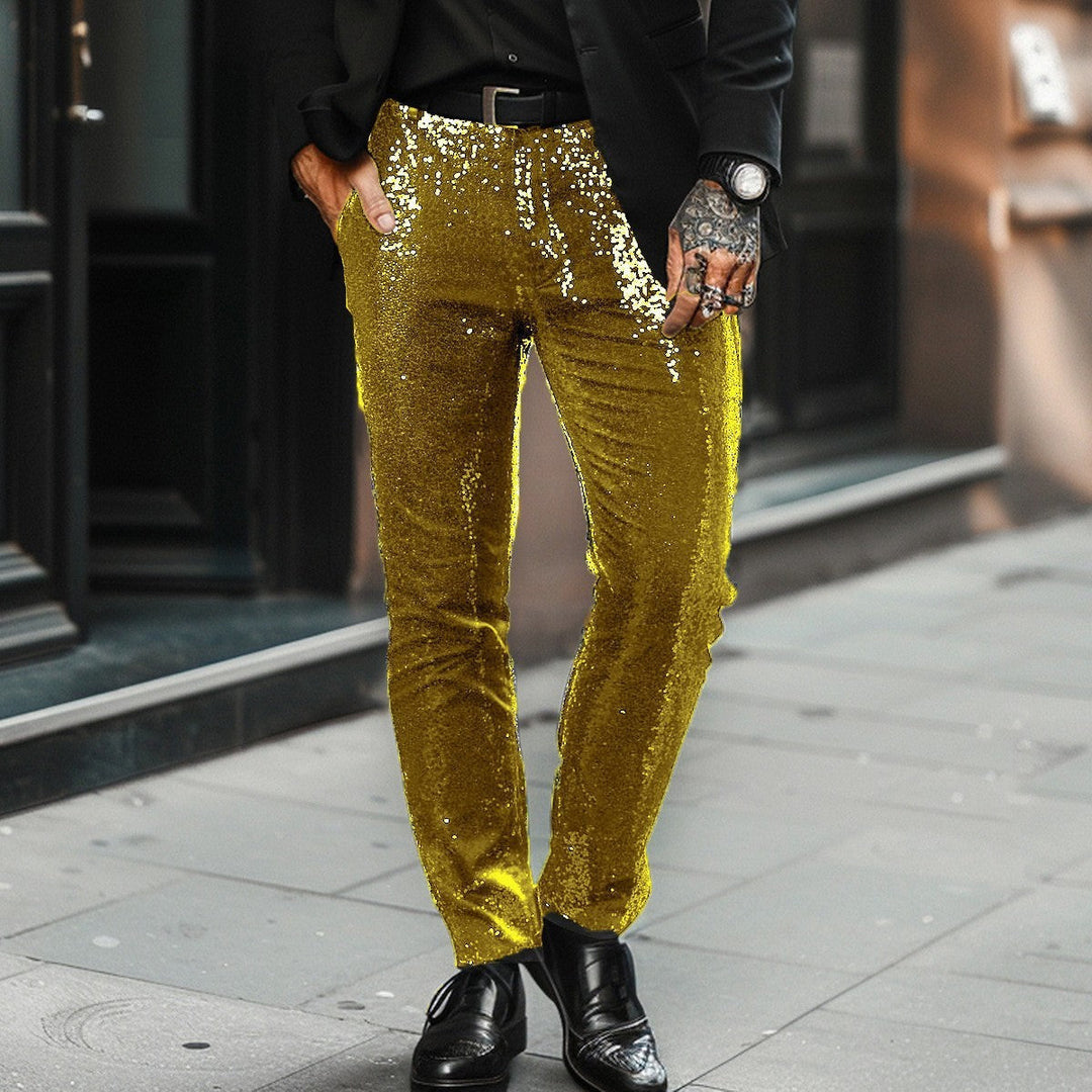 Shimmering statement byxor