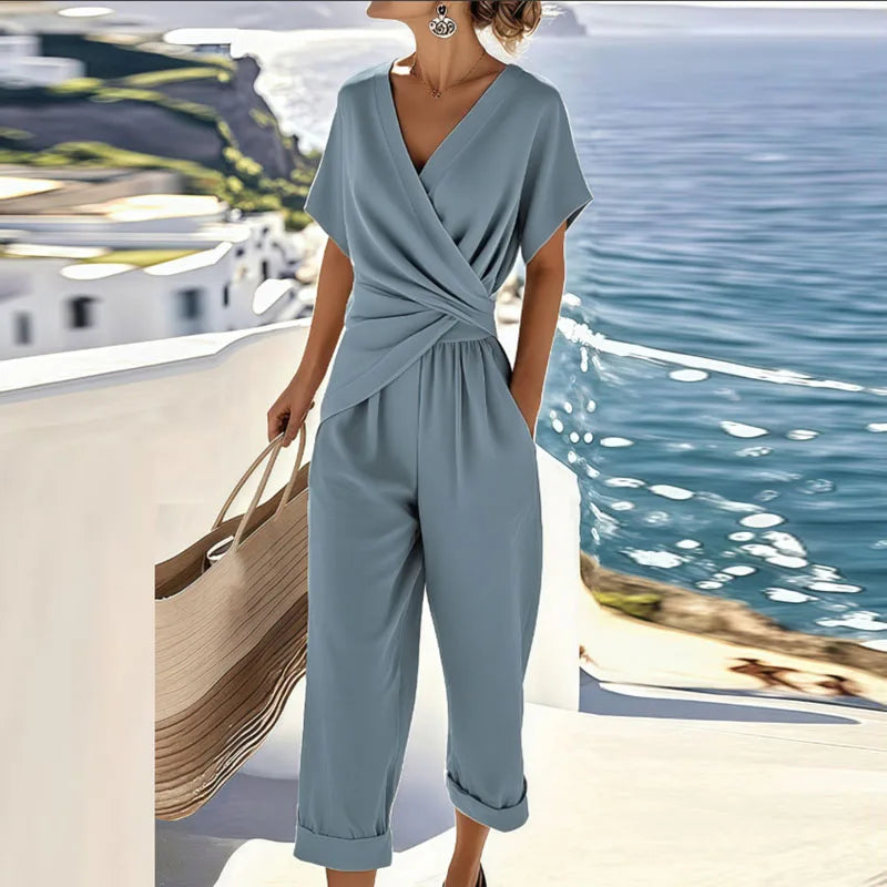 Elegant tvådelad bekväm set