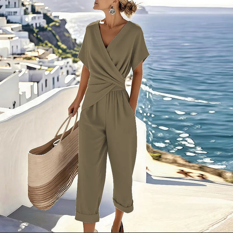 Elegant tvådelad bekväm set