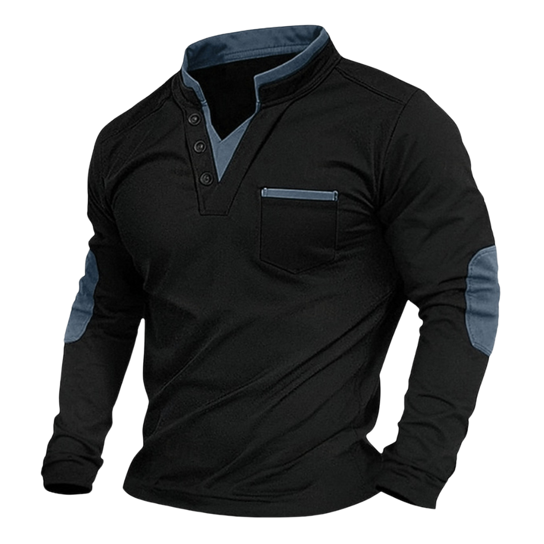 Klassisk V-ringad sweatshirt