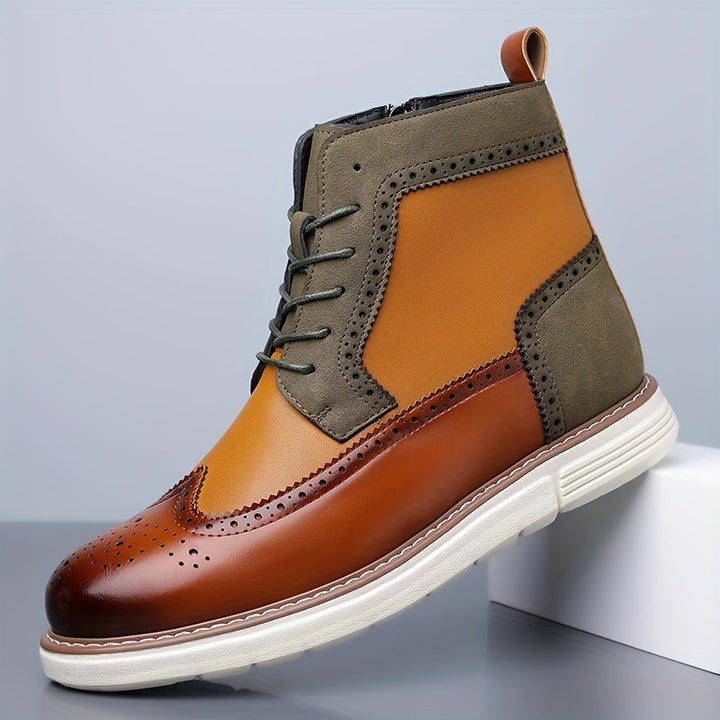 Förfinad wingtip ankelboots