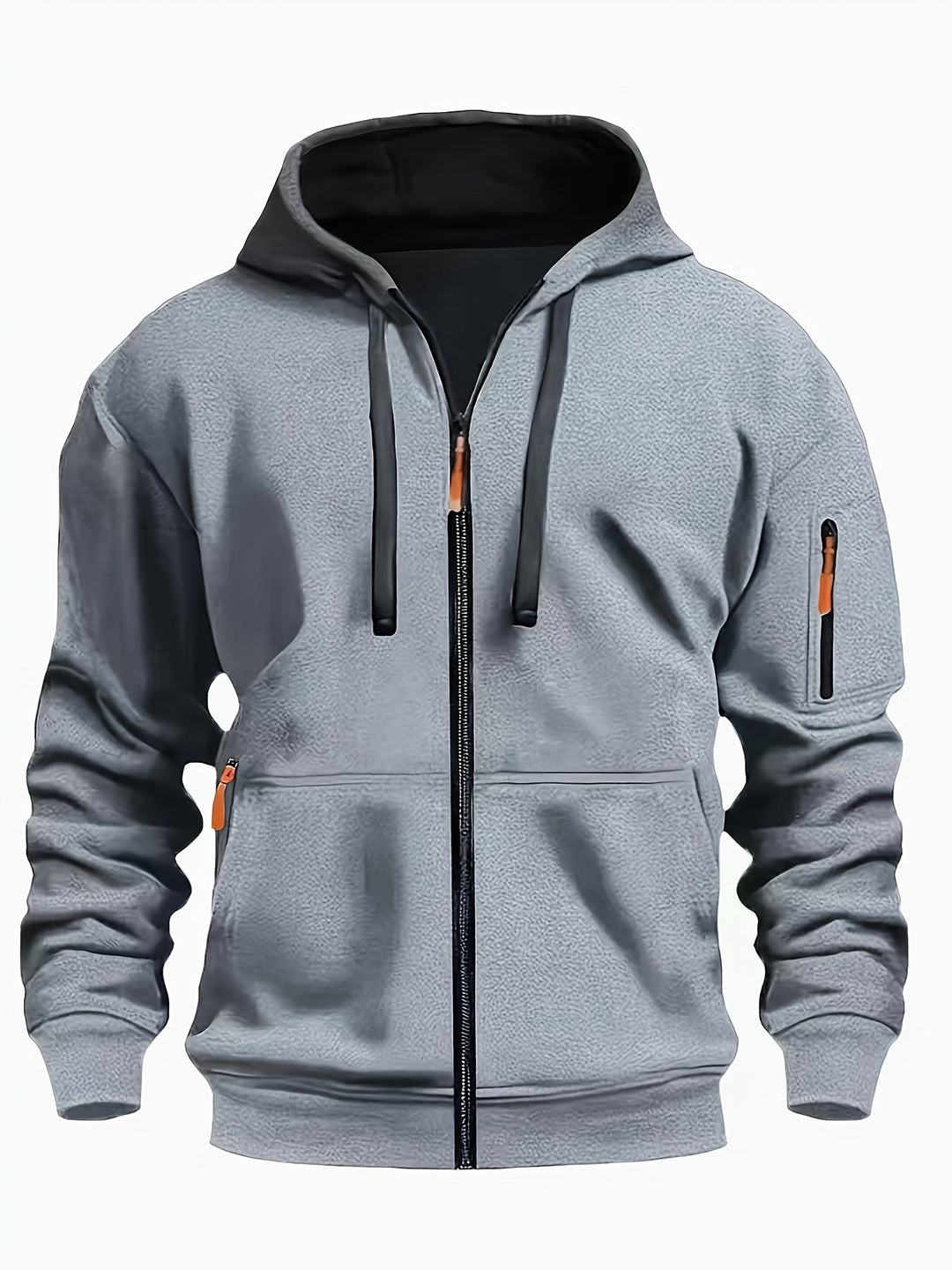 Vardags med dragkedja hoodie
