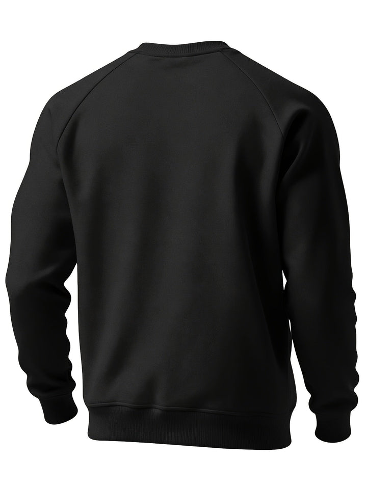 Klassisk raglan rundhalsad sweatshirt