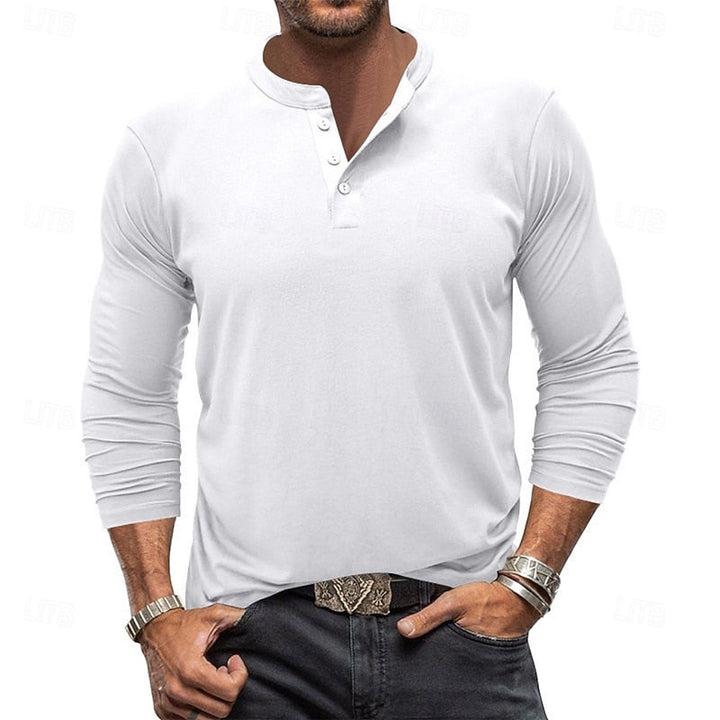 Klassisk långärmad henley