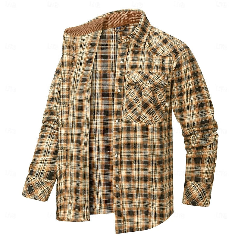 Robust rutig overshirt
