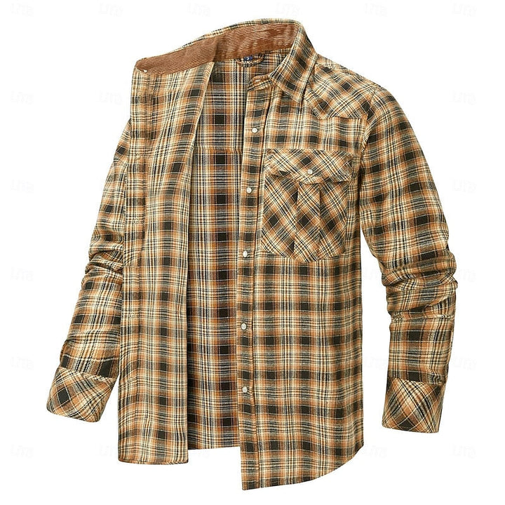 Robust rutig overshirt