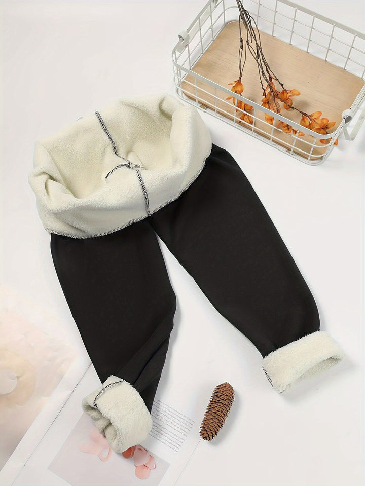 Hög-midja mysig vinter leggings