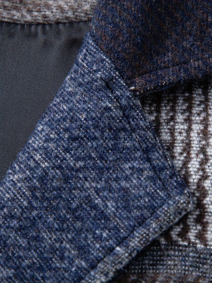 Patchwork skräddad väst