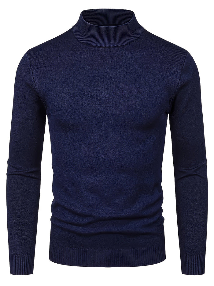 Förfinad mockneck tröja