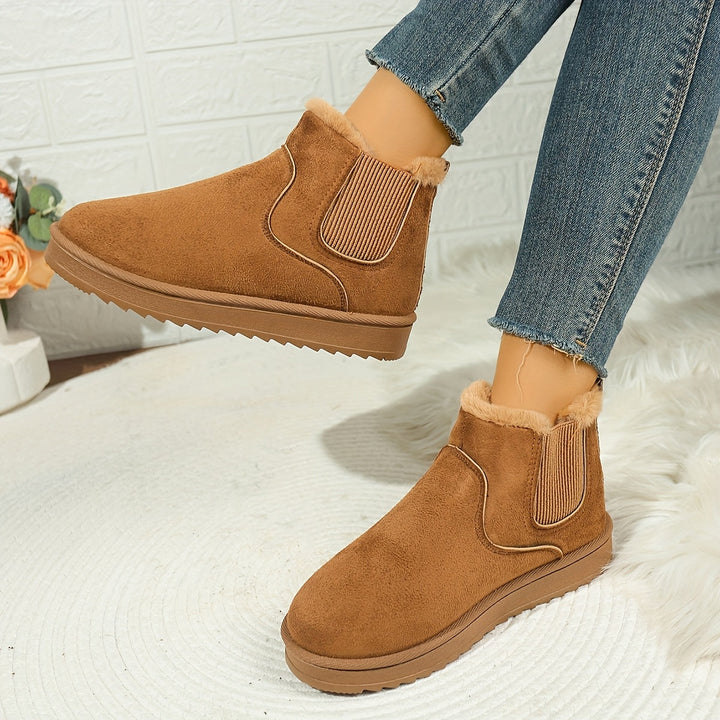 Mysig plattform ankelboots
